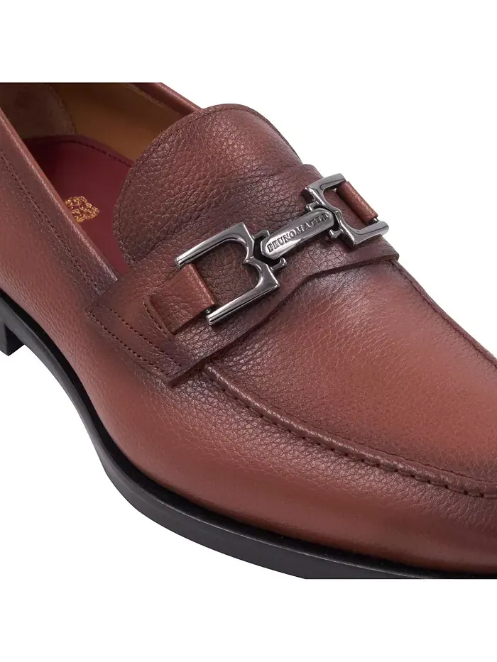Мужские лоферы Roberto Slip On Bruno Magli — изображение 6 из 6, коричневый