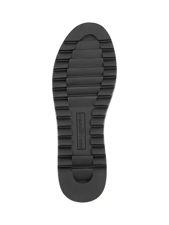 Мужские кеды Logo Plain Toe Bit KARL LAGERFELD PARIS — изображение 4 из 5, черный