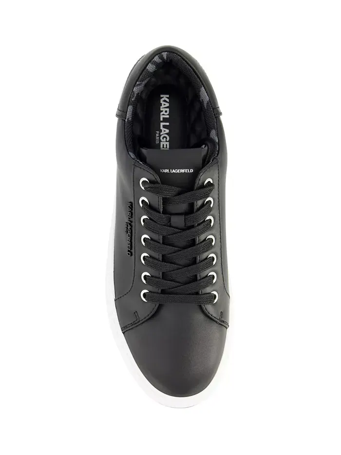 Мужские кеды Logo Plain Toe Bit KARL LAGERFELD PARIS — изображение 5 из 5, черный
