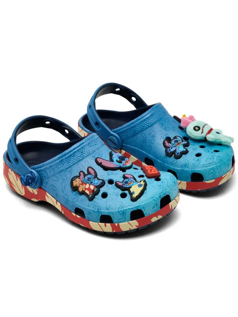 Клоги детские с принтом Lilo & Stitch Crocs