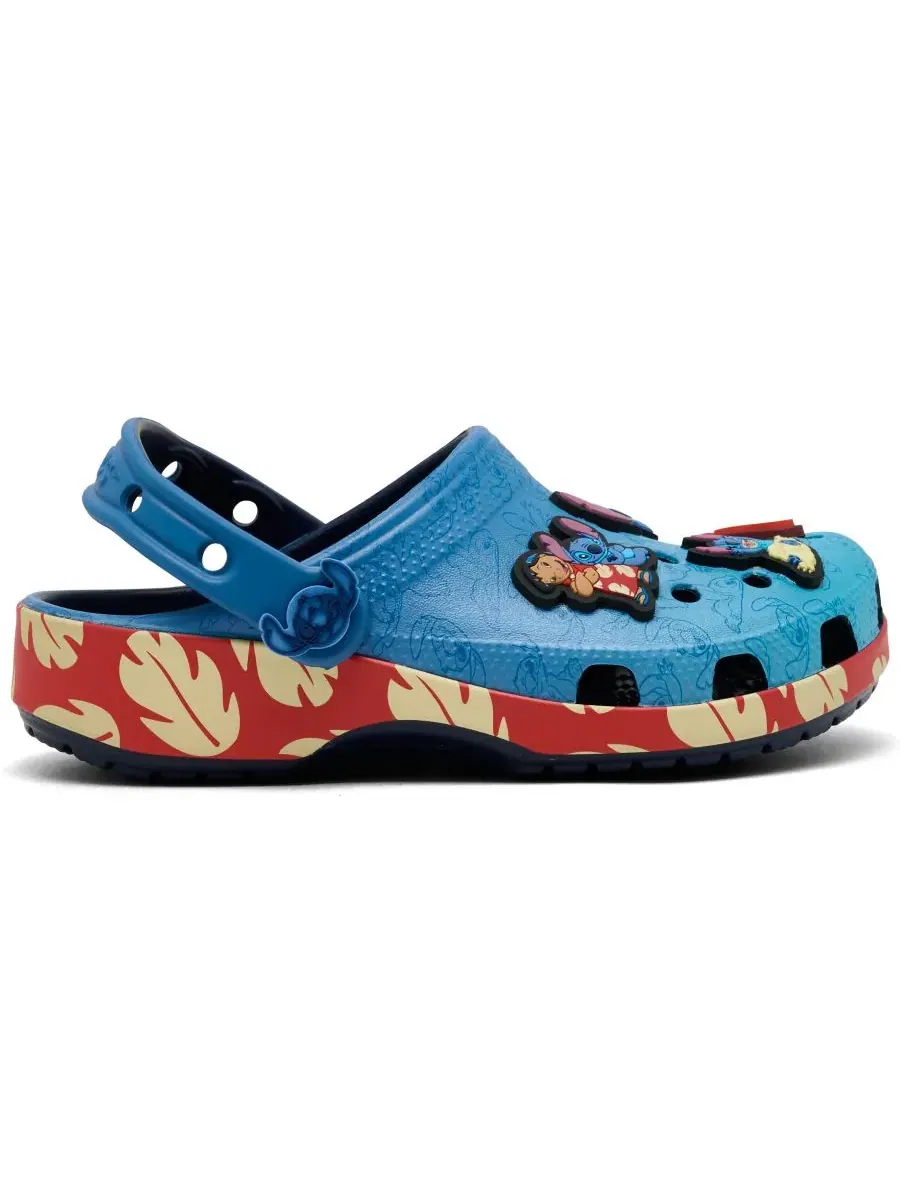 Клоги детские с принтом Lilo & Stitch Crocs — изображение 2 из 6, мульти
