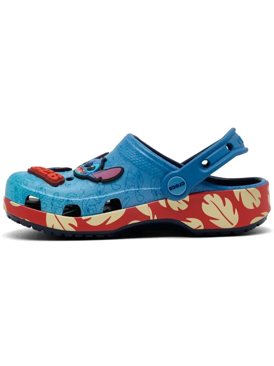Клоги детские с принтом Lilo & Stitch Crocs — изображение 3 из 6, мульти