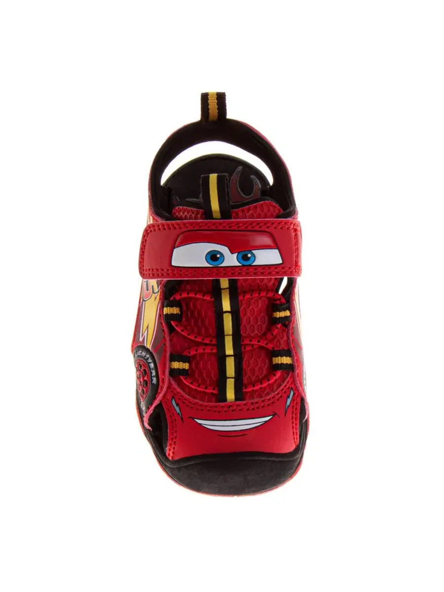 Сандалии спортивные с подсветкой Lightning McQueen Disney — изображение 4 из 6, красный