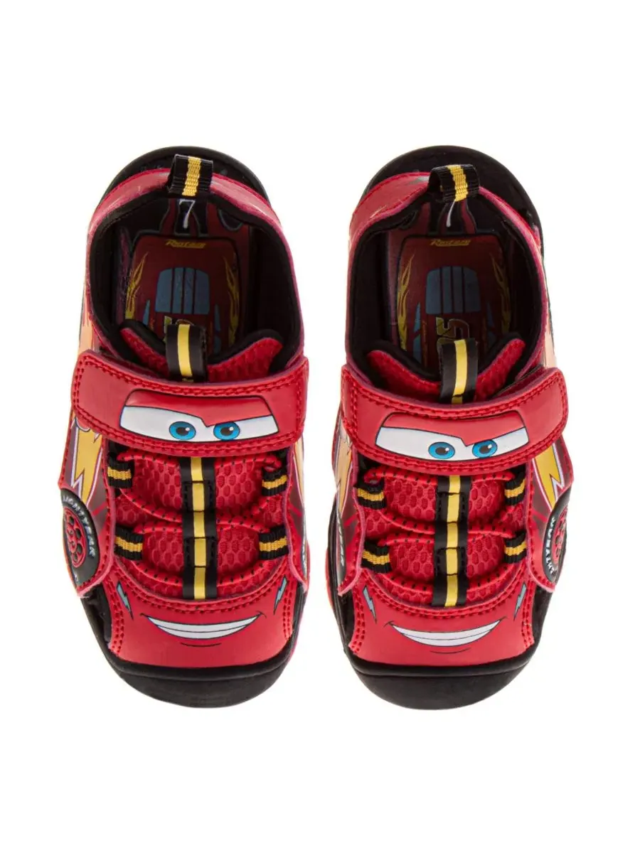 Сандалии спортивные с подсветкой Lightning McQueen Disney — изображение 5 из 6, красный