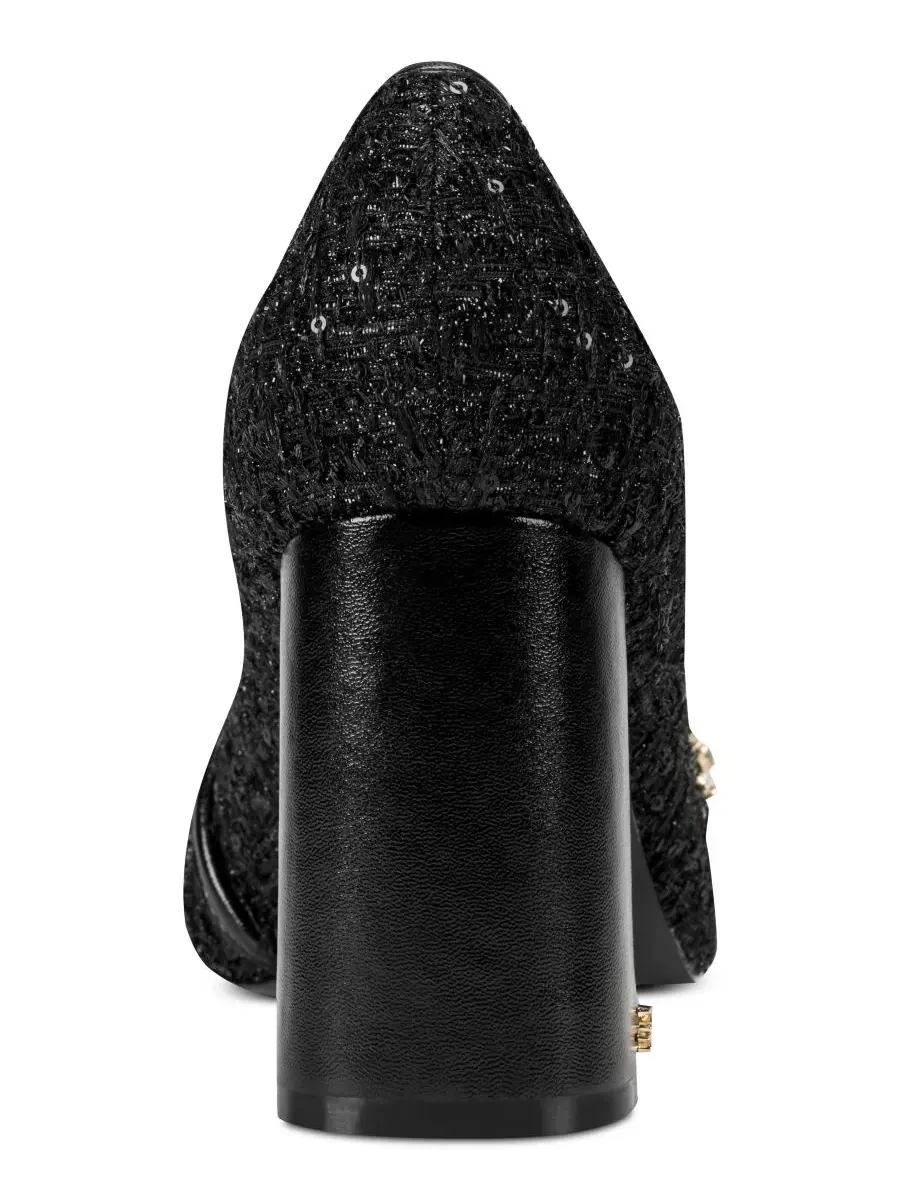 Туфли-лодочки Savannah на устойчивом каблуке KARL LAGERFELD PARIS — изображение 3 из 5, черный