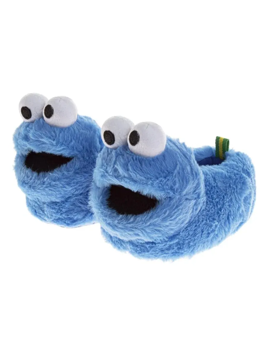Тапочки-слипоны с Cookie Monster Sesame Street — изображение 1 из 4, синий