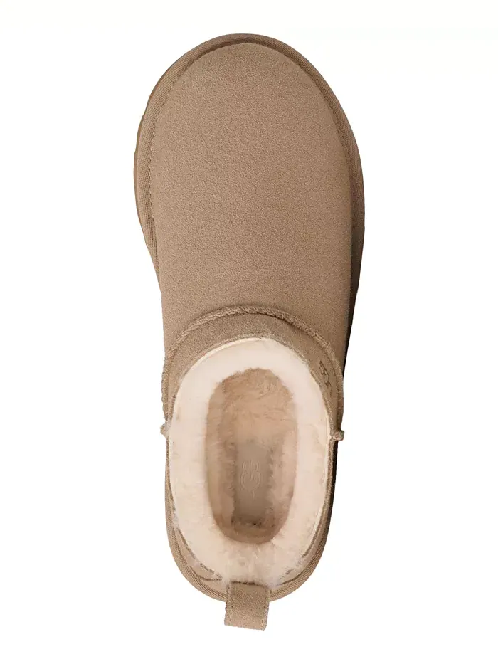 Детские ботинки UGG Pull Tab Classic UGG — изображение 4 из 5, бежевый