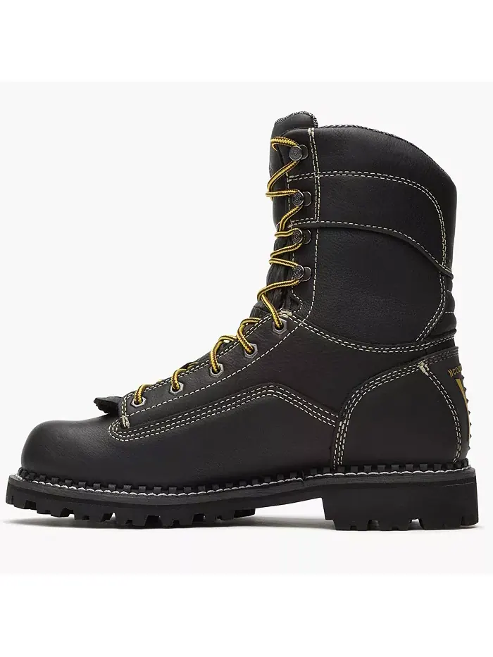 Мужские рабочие ботинки AMP LT Logger Low Heel Waterproof Georgia Boot — изображение 4 из 7, черный