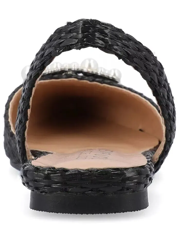Женские балетки Hannae с декором Slingback Journee Collection — изображение 3 из 9, черный