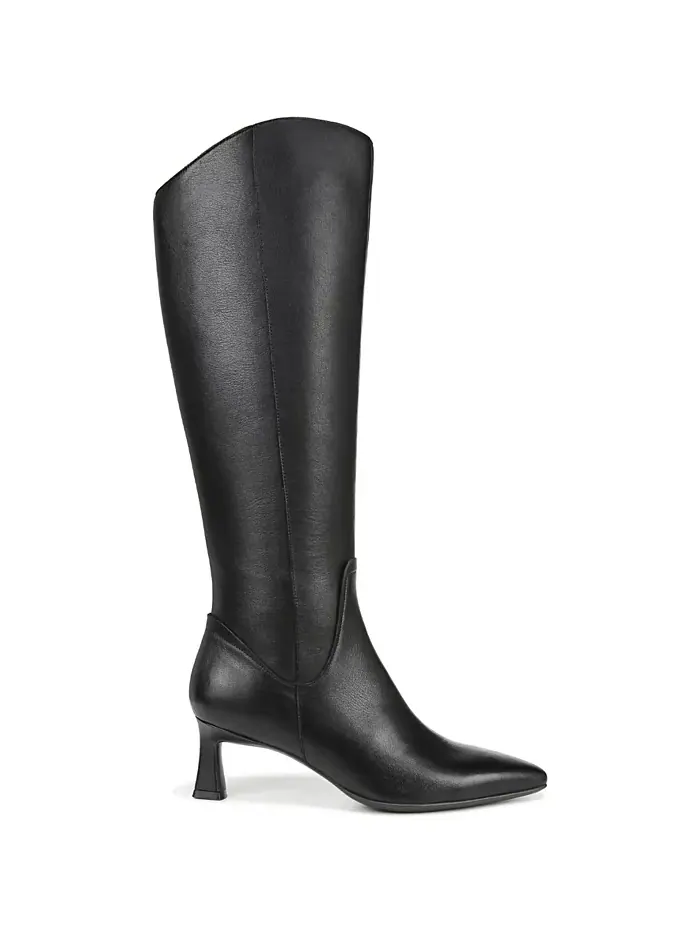 Ботинки до колена Deesha Extra Wide Calf с широким голенищем Naturalizer — изображение 2 из 5, черный