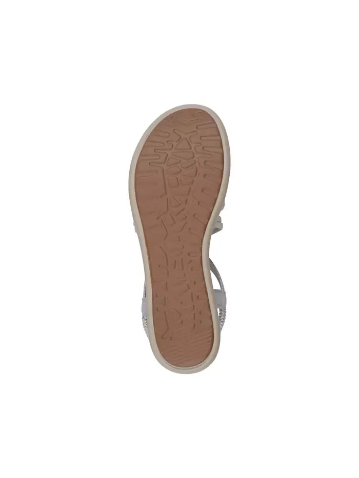Женские сандалии Fran на платформе с ремешками GC Shoes — изображение 5 из 5, серебряный