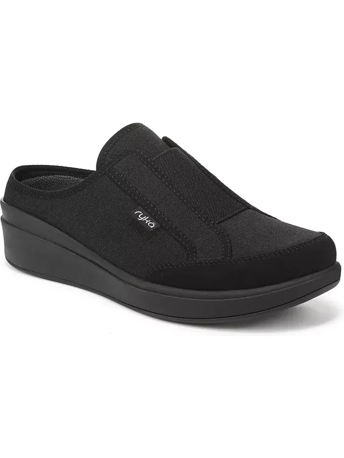 Женские моющиеся шлепанцы Lounge Slip On Mules Ryka — изображение 1 из 5, черный