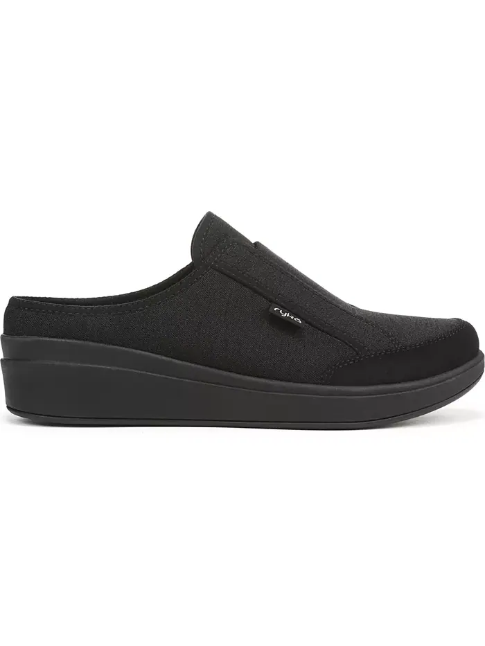 Женские моющиеся шлепанцы Lounge Slip On Mules Ryka — изображение 2 из 5, черный