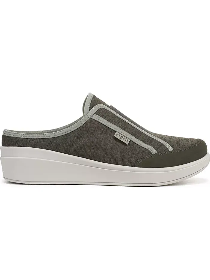 Женские моющиеся шлепанцы Lounge Slip On Mules Ryka — изображение 2 из 5, зеленый