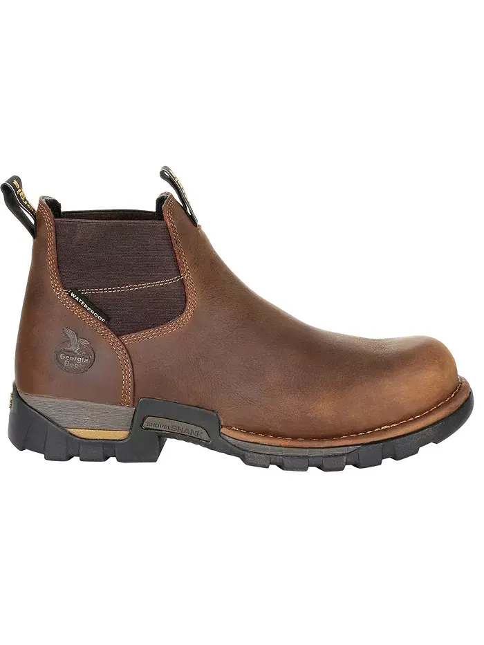 Мужские рабочие ботинки Chelsea Eagle One со стальным носком и водонепроницаемостью Georgia Boot — изображение 1 из 7