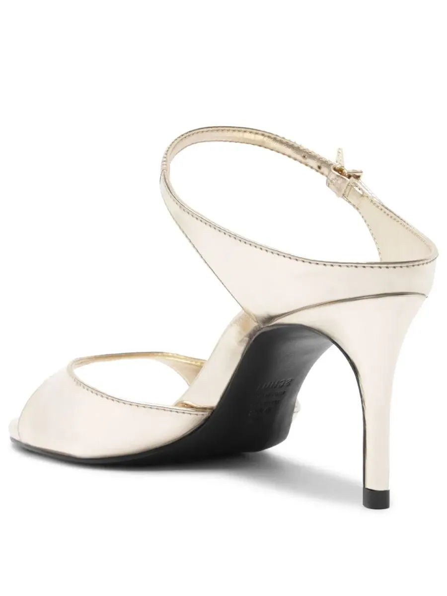 Босоножки на каблуке Lyra Mid Schutz — изображение 12 из 12, серебристый