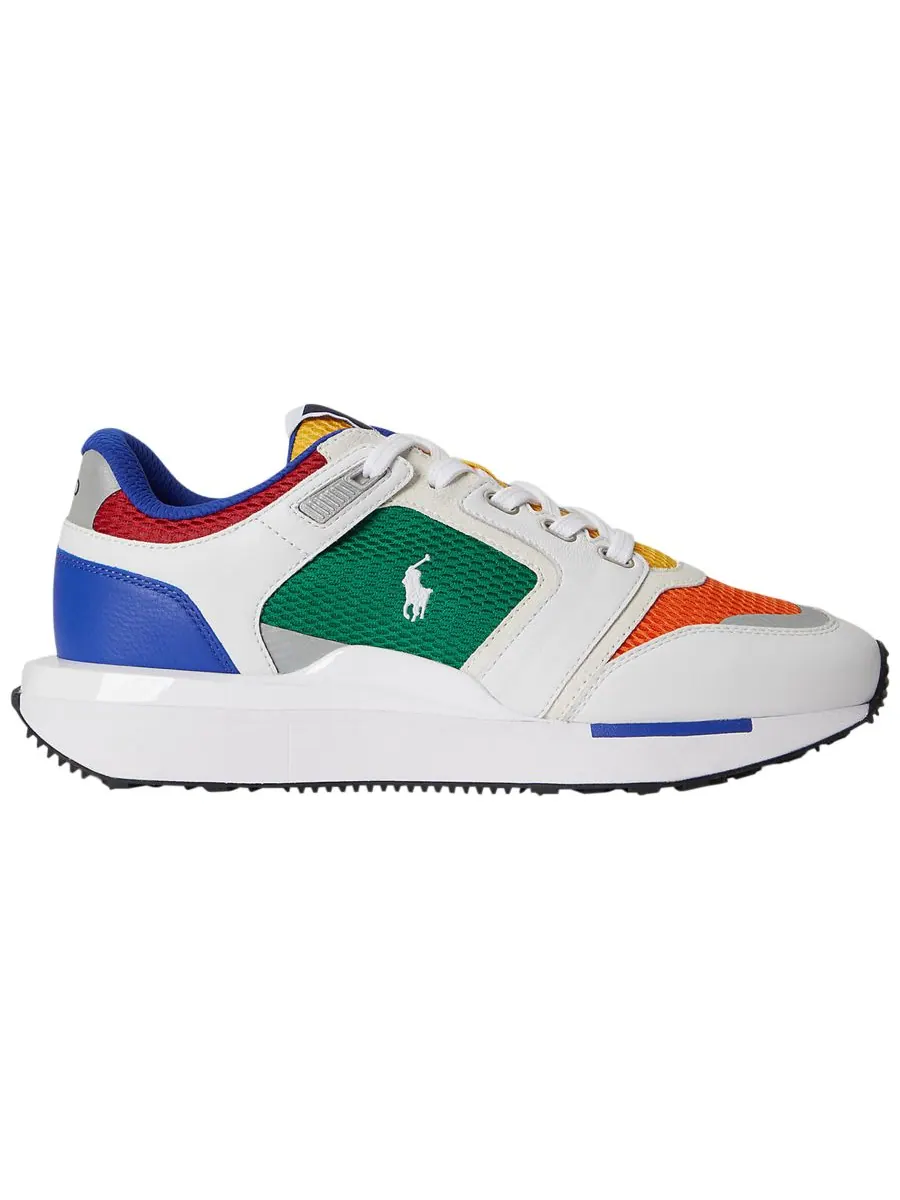 Мужские беговые кроссовки Train 89 V2 Polo Ralph Lauren — изображение 2 из 5, зеленый мульти