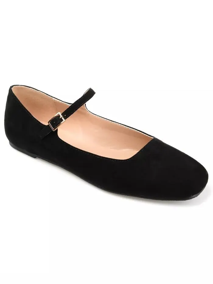 Женские туфли-лодочки Carrie Square Toe Mary Jane Journee Collection — изображение 1 из 6, черный
