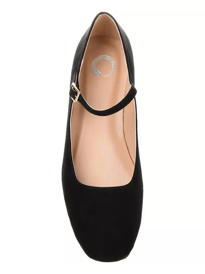 Женские туфли-лодочки Carrie Square Toe Mary Jane Journee Collection — изображение 4 из 6, черный