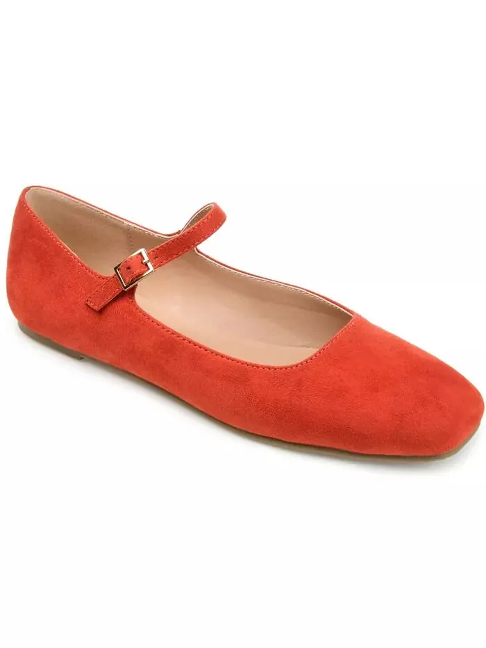 Женские туфли-лодочки Carrie Square Toe Mary Jane Journee Collection — изображение 1 из 6, коралл