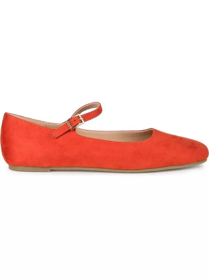 Женские туфли-лодочки Carrie Square Toe Mary Jane Journee Collection — изображение 2 из 6, коралл