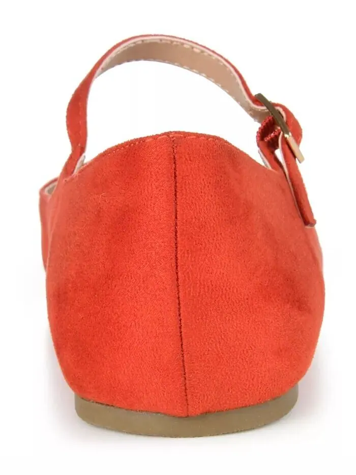 Женские туфли-лодочки Carrie Square Toe Mary Jane Journee Collection — изображение 3 из 6, коралл