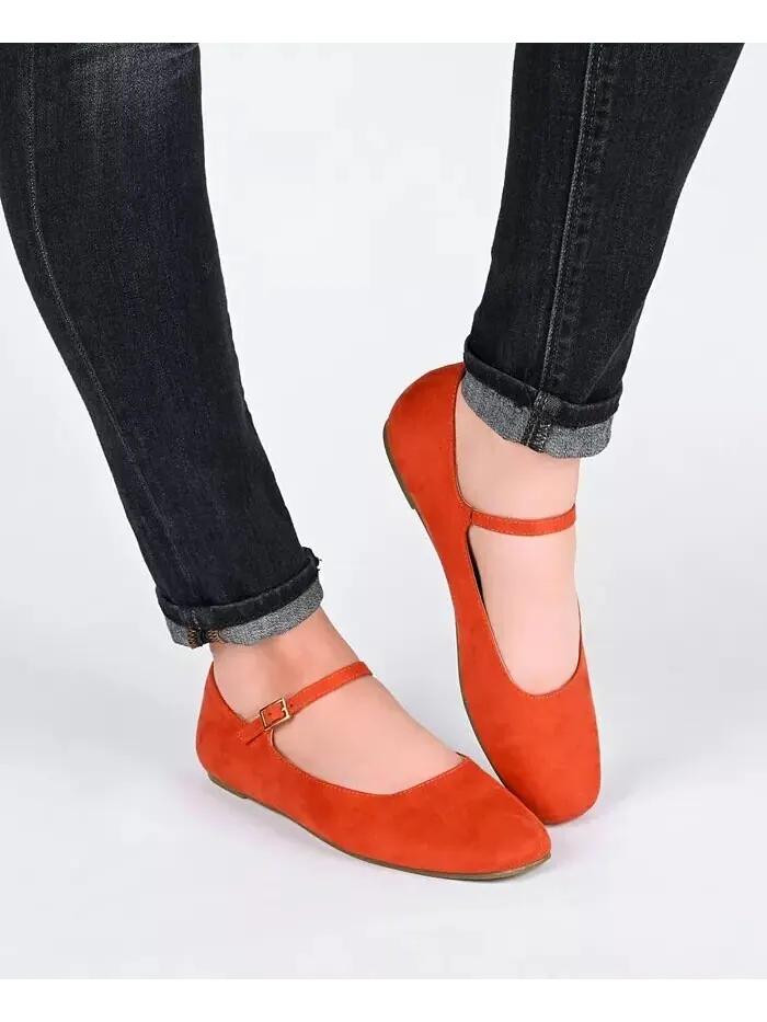 Женские туфли-лодочки Carrie Square Toe Mary Jane Journee Collection — изображение 6 из 6, коралл