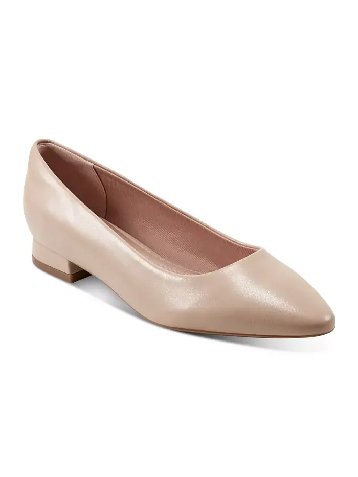 Женские туфли-балетки Tessa Total Motion с острым носом Rockport — изображение 1 из 8, натуральный