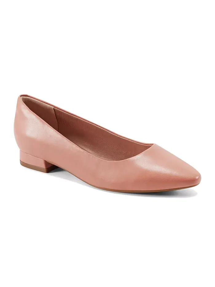 Женские туфли-балетки Tessa Total Motion с острым носом Rockport — изображение 6 из 8, черный