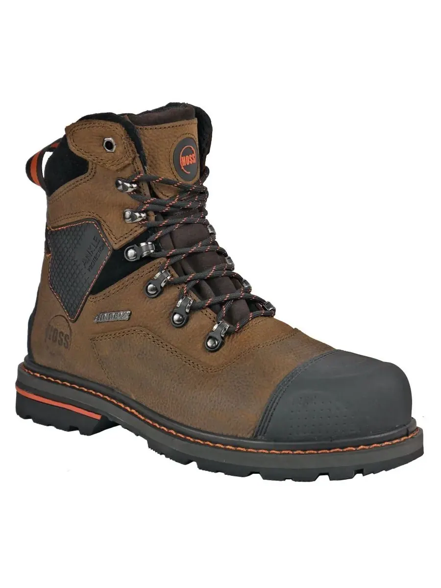 Мужские рабочие ботинки Range 6 дюймов с композитным носком Hoss Boot Company