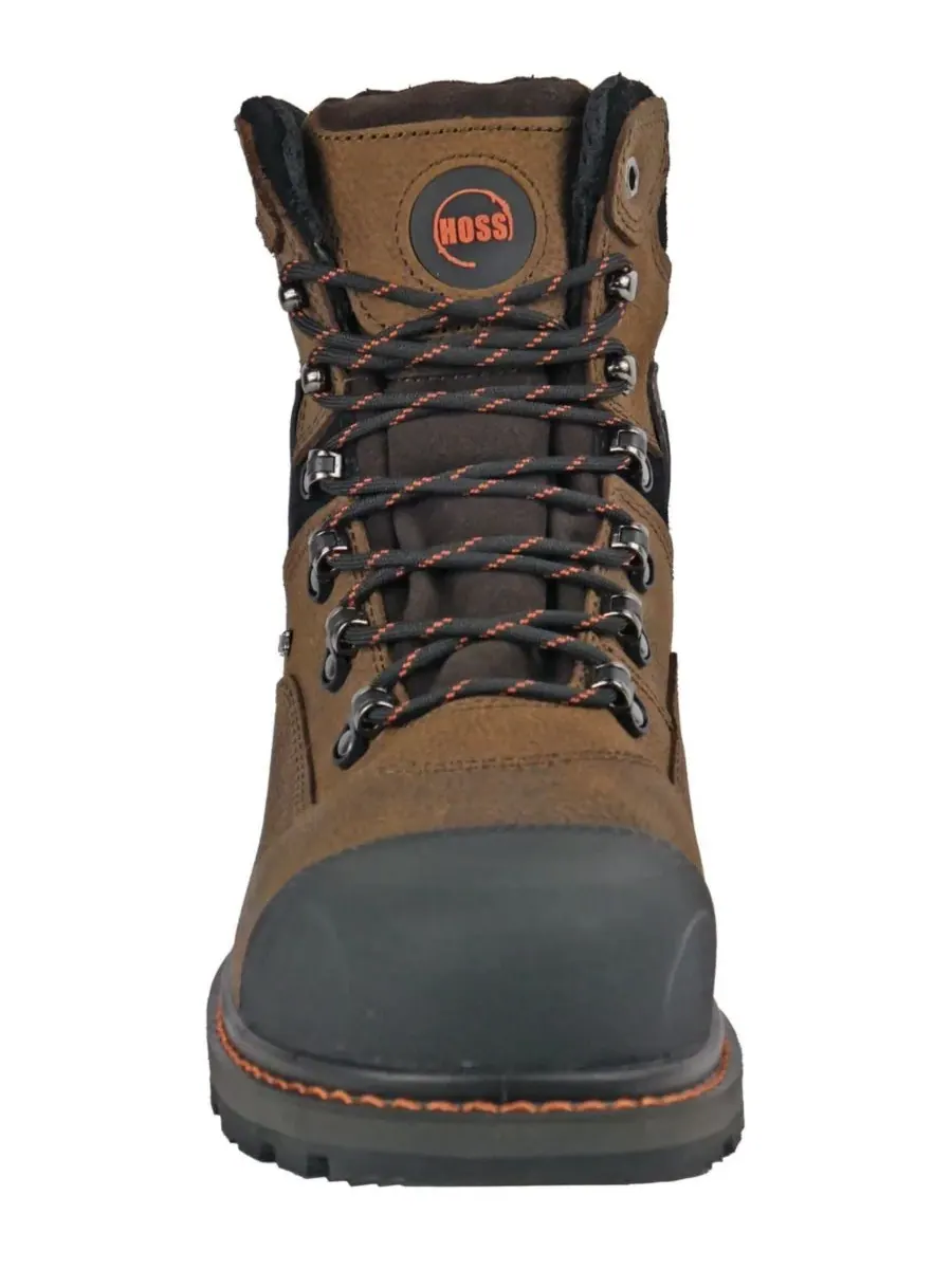 Мужские рабочие ботинки Range 6 дюймов с композитным носком Hoss Boot Company — изображение 4 из 6, коричневый