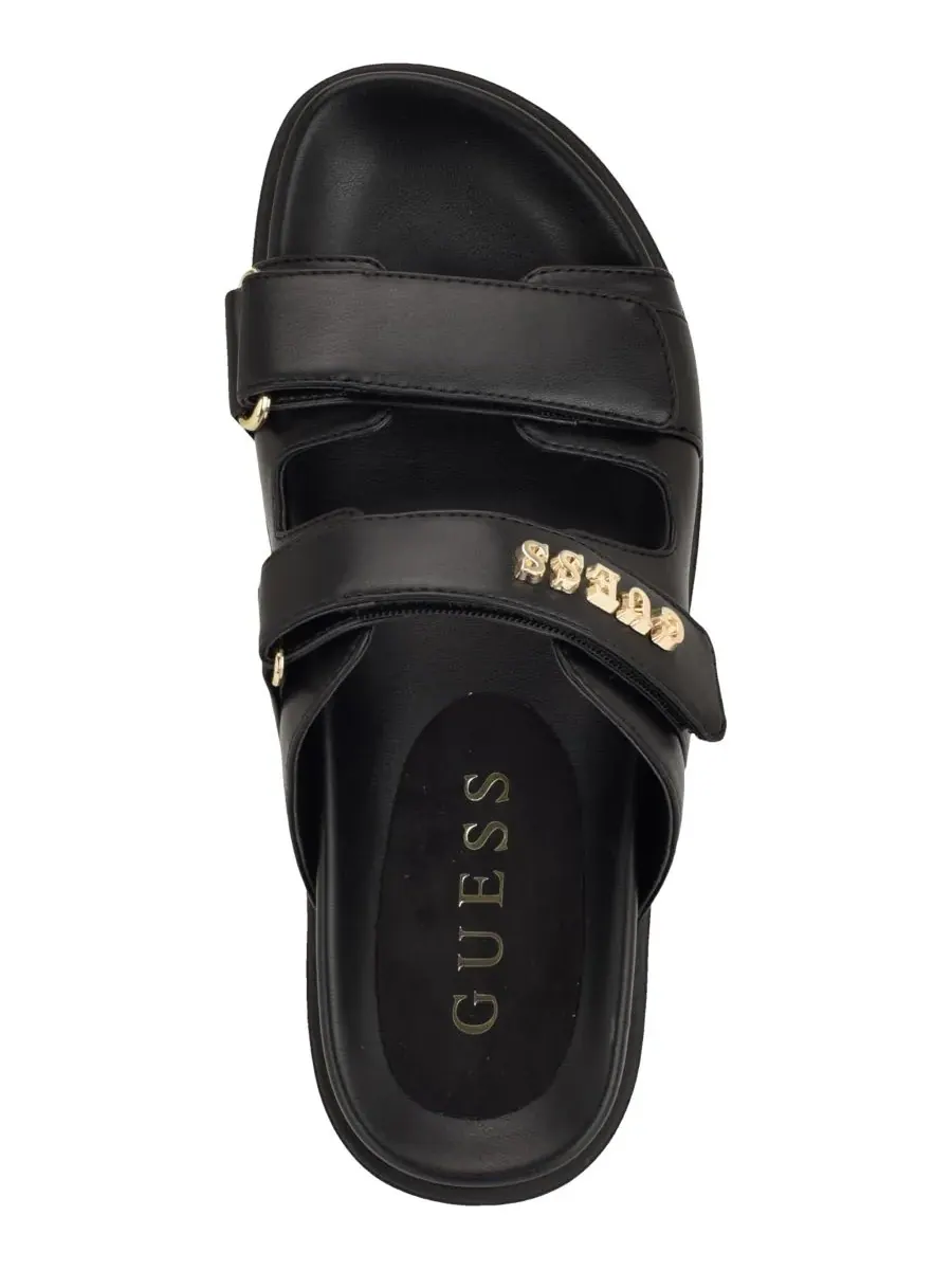 Женские сандалии Faxon на платформе с рифленой подошвой GUESS — изображение 4 из 5, черный