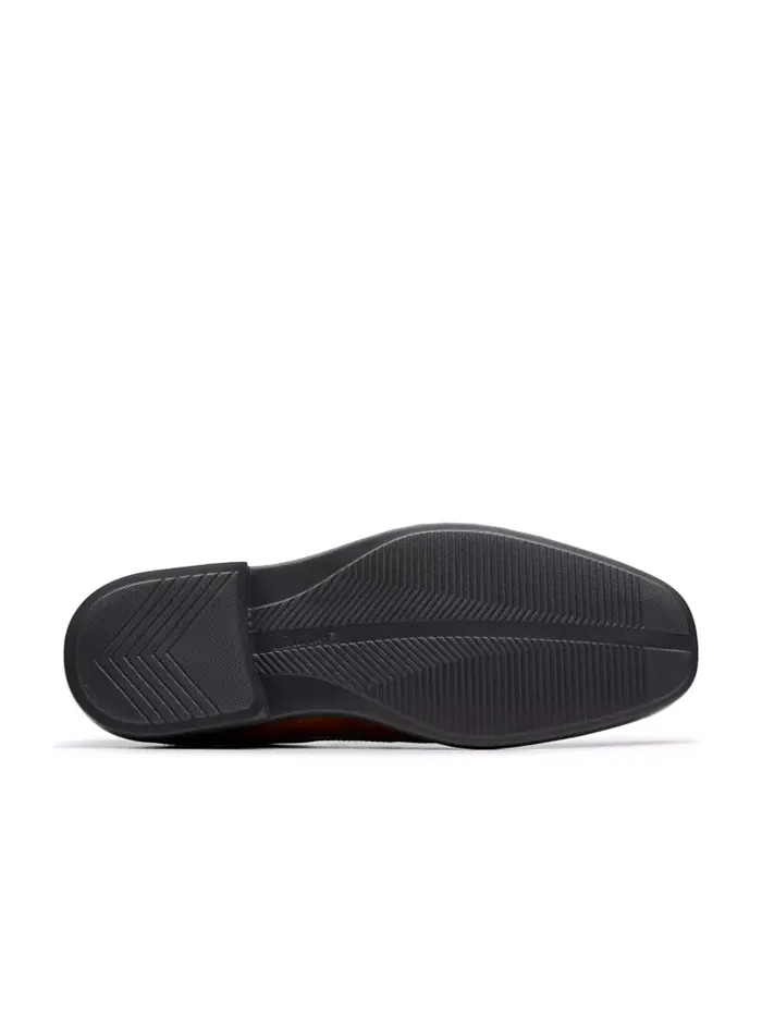Лоферы мужские Clarks Cosgrove Free, кожаные — изображение 6 из 7, темный бежевый