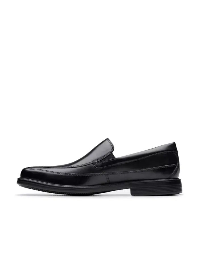 Лоферы мужские Clarks Cosgrove Free, кожаные — изображение 2 из 7, черный