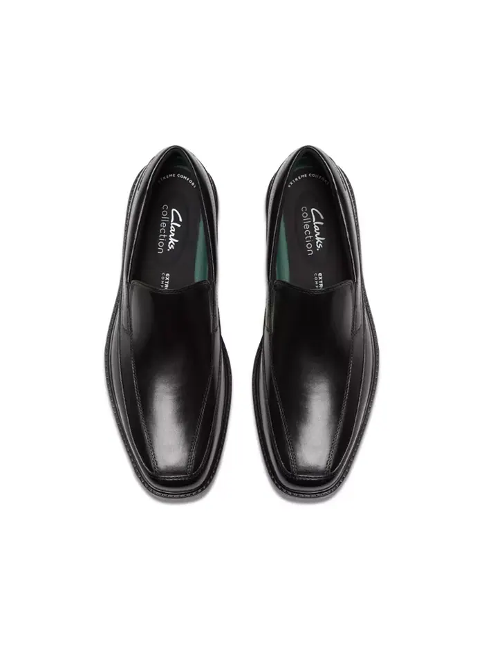 Лоферы мужские Clarks Cosgrove Free, кожаные — изображение 3 из 7, черный