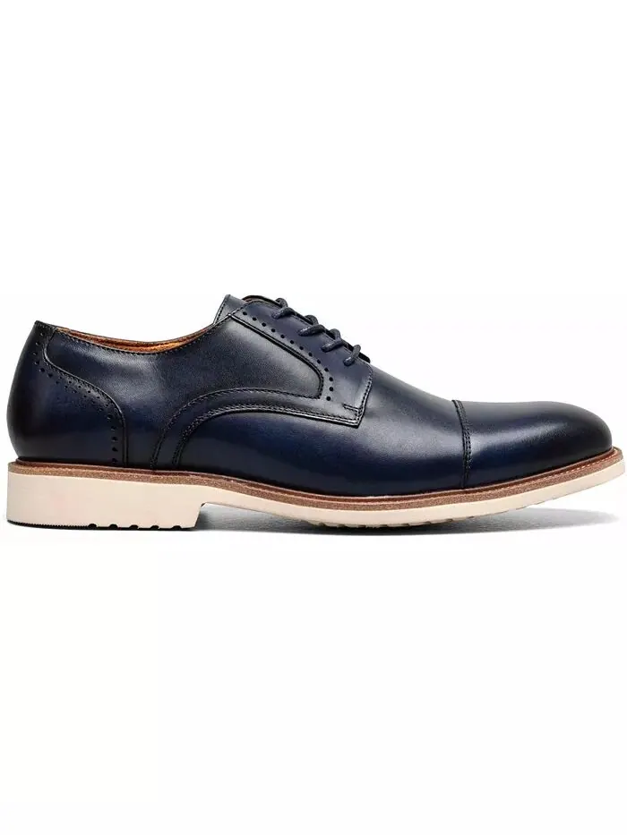 Мужские туфли Wesbridge Cap Toe Lace Stacy Adams — изображение 3 из 7, темно-синий