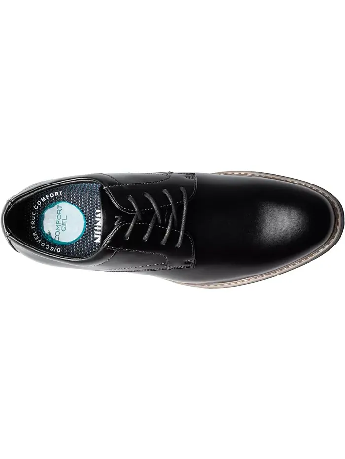 Мужские оксфорды Carmelo Plain Toe Nunn Bush — изображение 6 из 7, черный