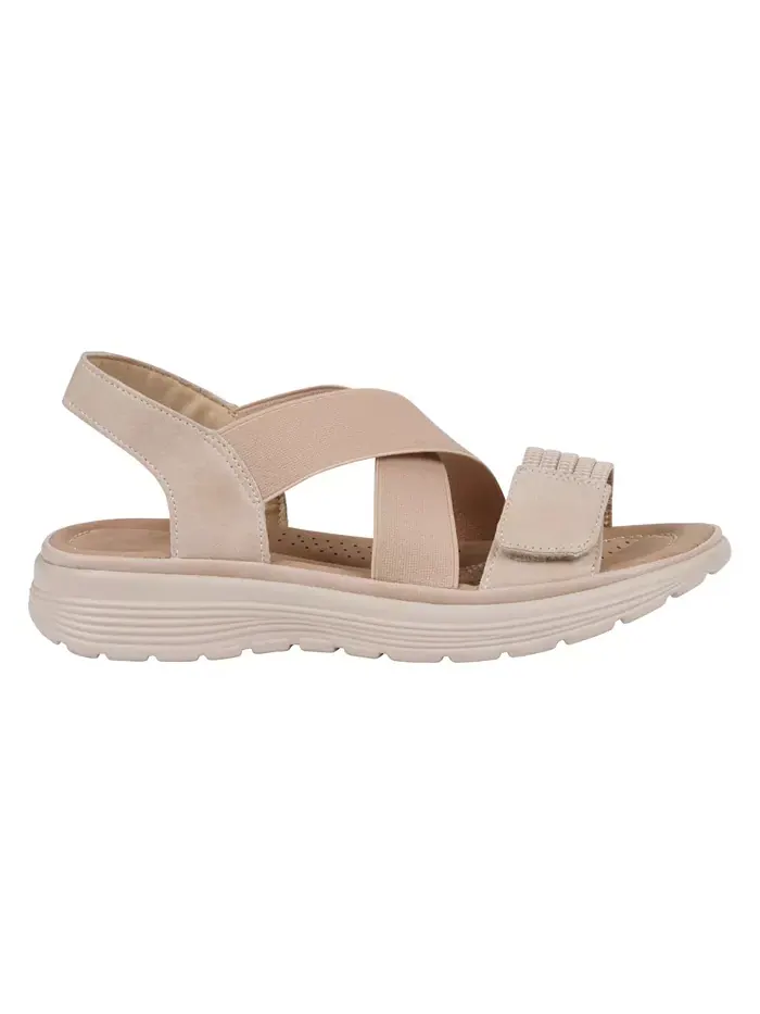 Женские сандалии Ariel Elastic Comfort Flat GC Shoes — изображение 2 из 5, нудовый