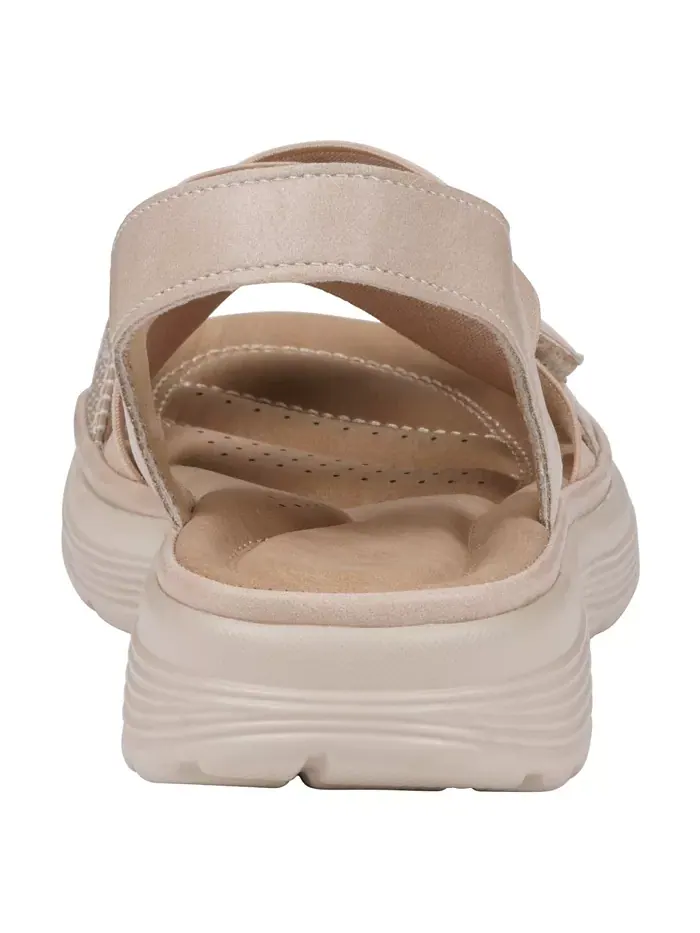 Женские сандалии Ariel Elastic Comfort Flat GC Shoes — изображение 3 из 5, нудовый