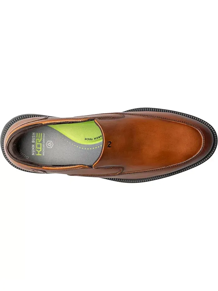 Мужские лоферы Kore EZ Icon Moc Toe Slip On Nunn Bush — изображение 6 из 7, коричневый