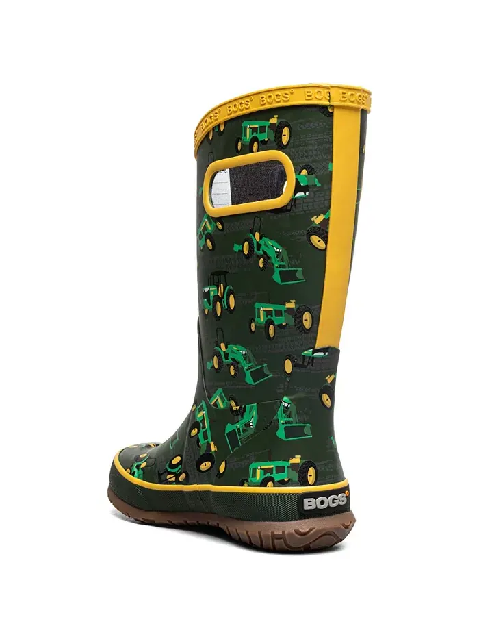 Детские и подростковые резиновые сапоги Tractor Bogs — изображение 6 из 9, зеленый