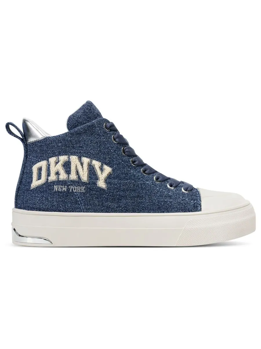 Женские кроссовки Yaser на шнуровке средней высоты DKNY — изображение 2 из 5, синий