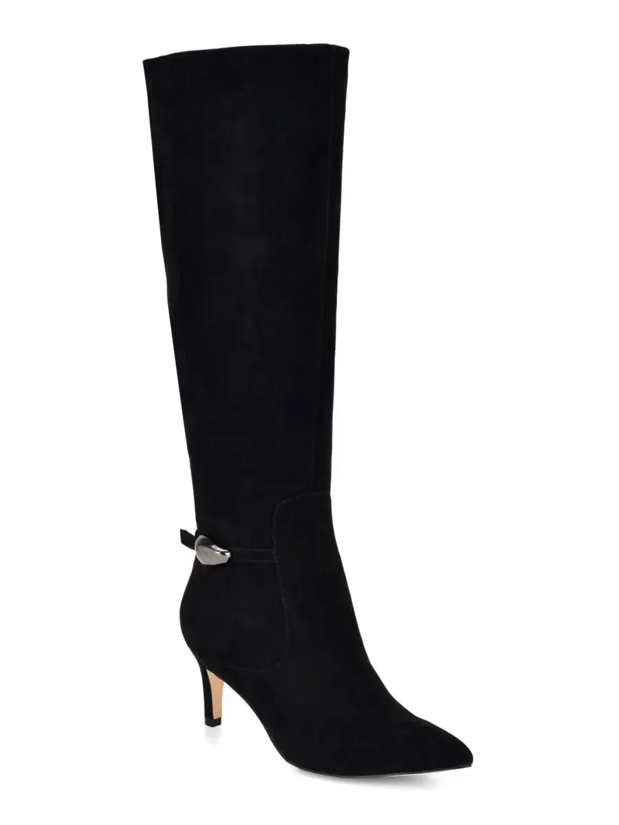 Ботинки Salla Suede Tall Kitten Heel Nine West