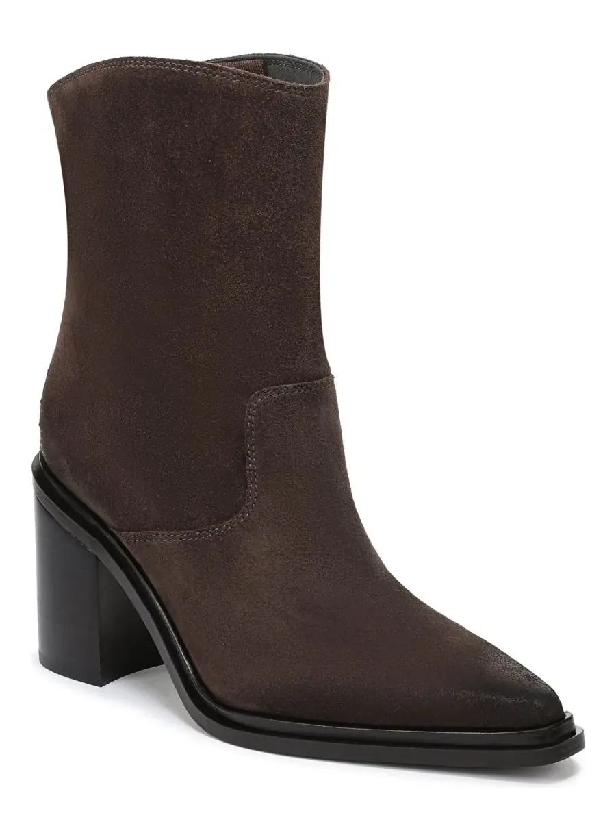 Ботильоны на каблуке Laken Pull-On Franco Sarto — изображение 1 из 5, коричневый
