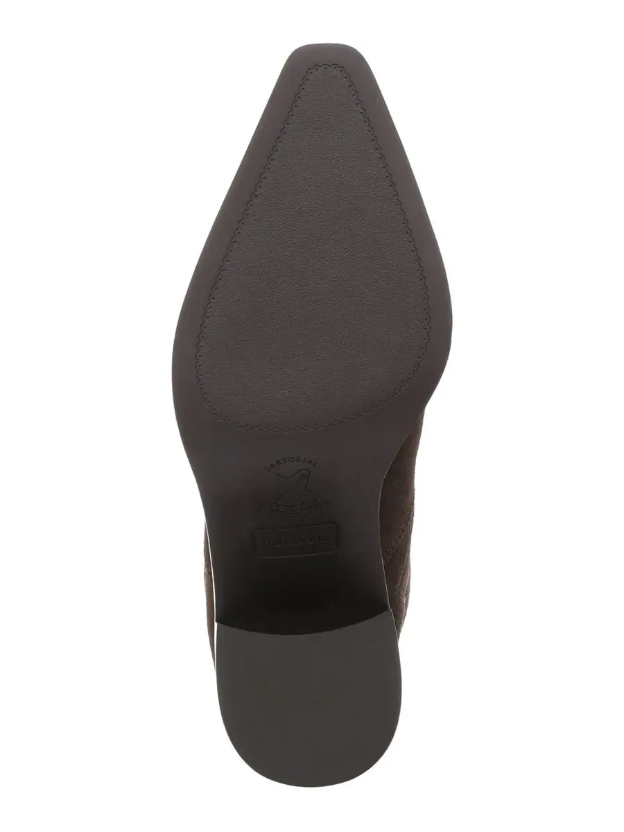 Ботильоны на каблуке Laken Pull-On Franco Sarto — изображение 5 из 5, коричневый