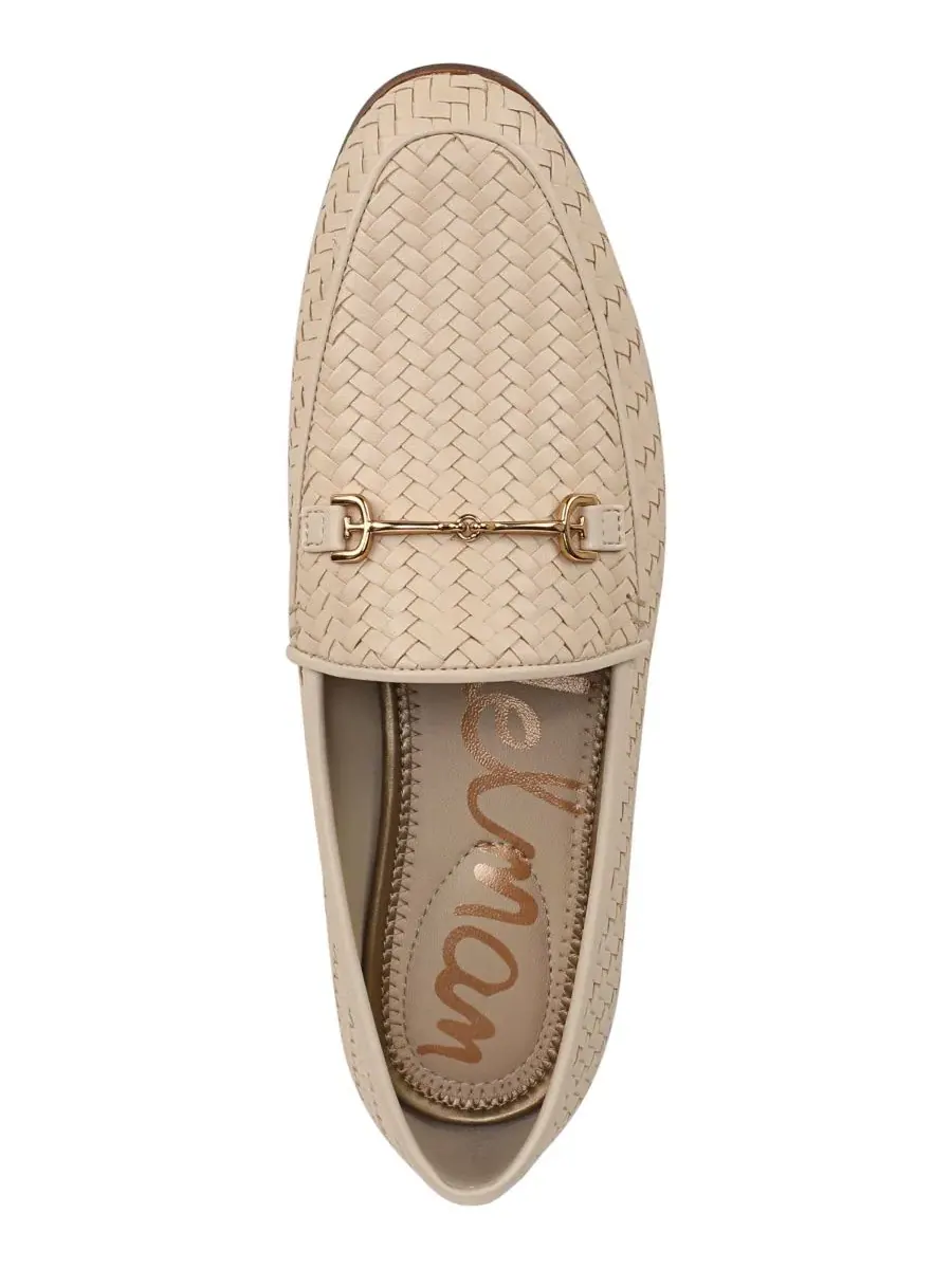 Лоферы Loraine Weave Bit Almond Toe Sam Edelman — изображение 4 из 5, светлый песочный
