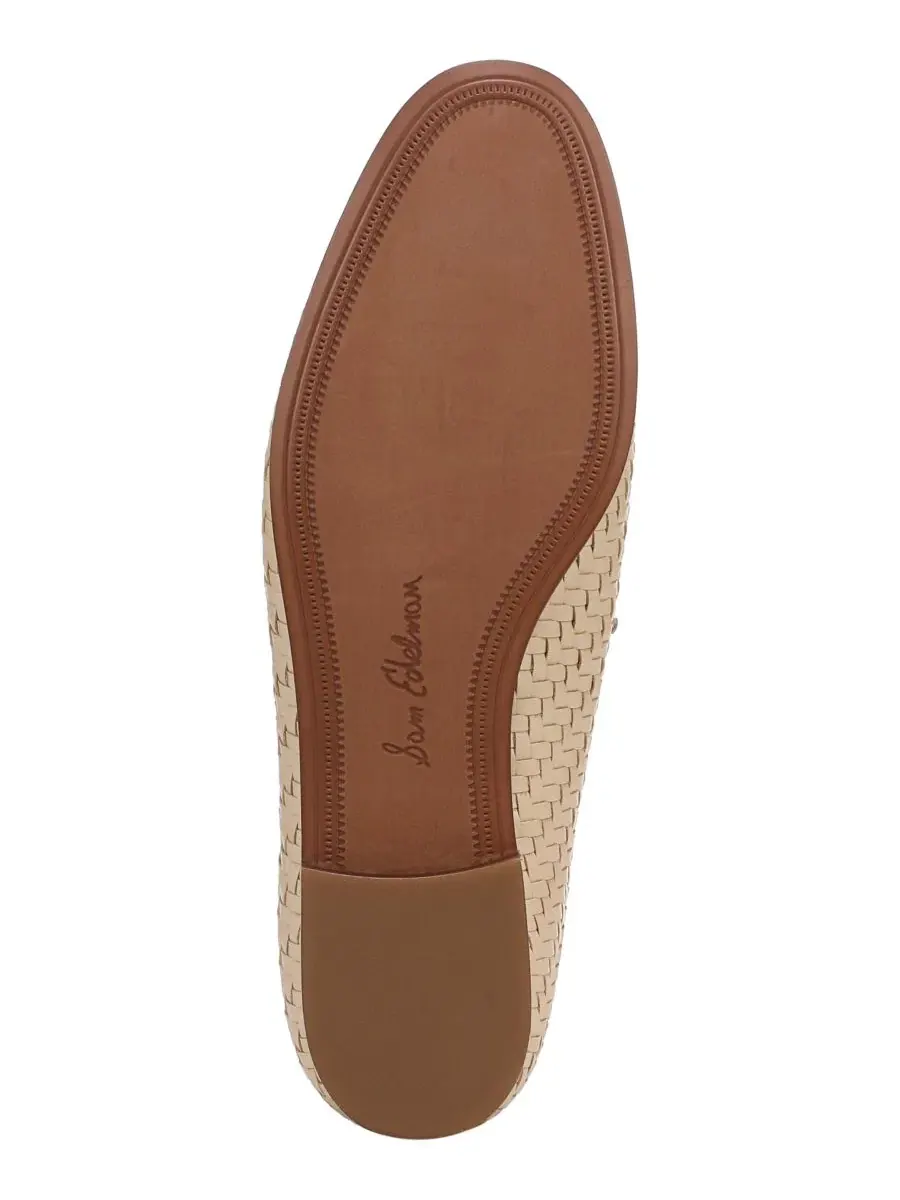 Лоферы Loraine Weave Bit Almond Toe Sam Edelman — изображение 5 из 5, светлый песочный