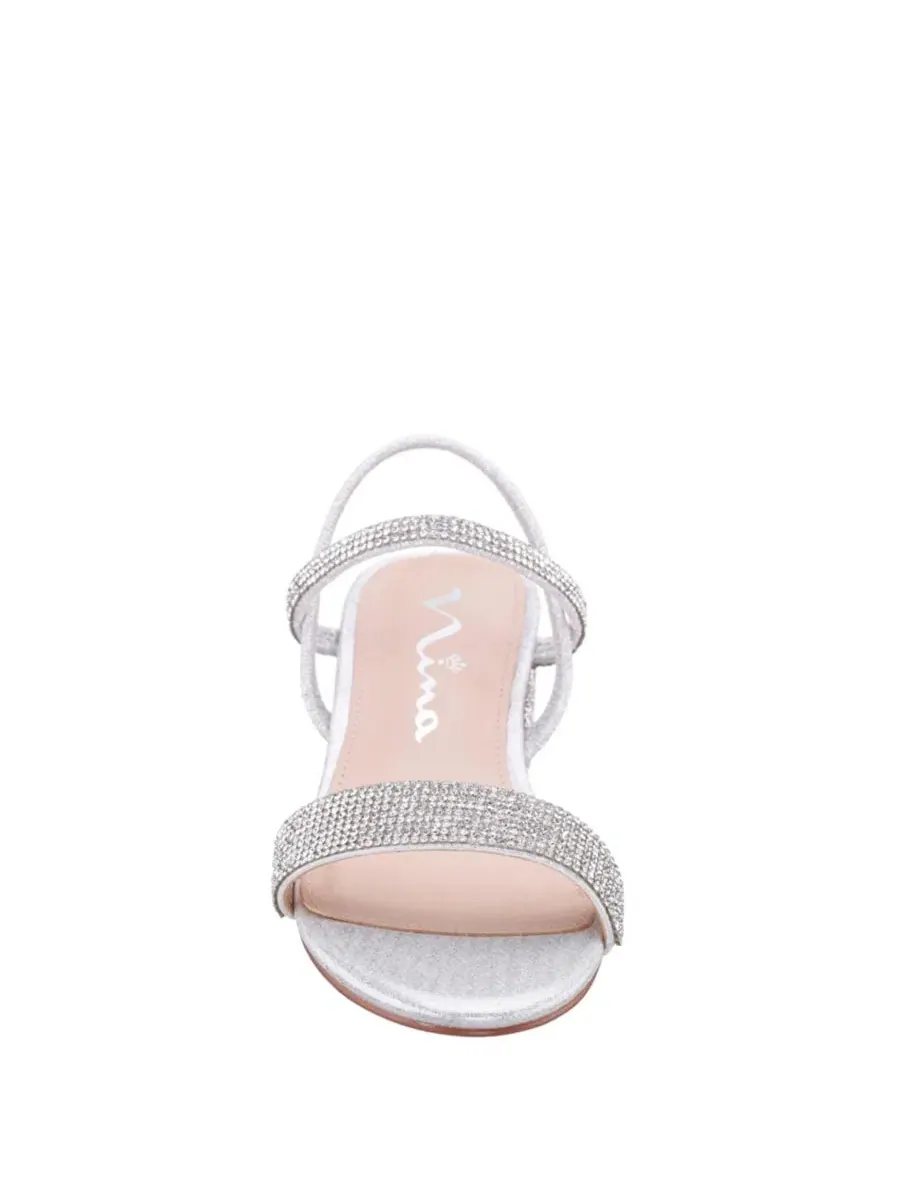 Детская босоножка CARLA Big Girl Sandal Nina — изображение 4 из 7, серебряный