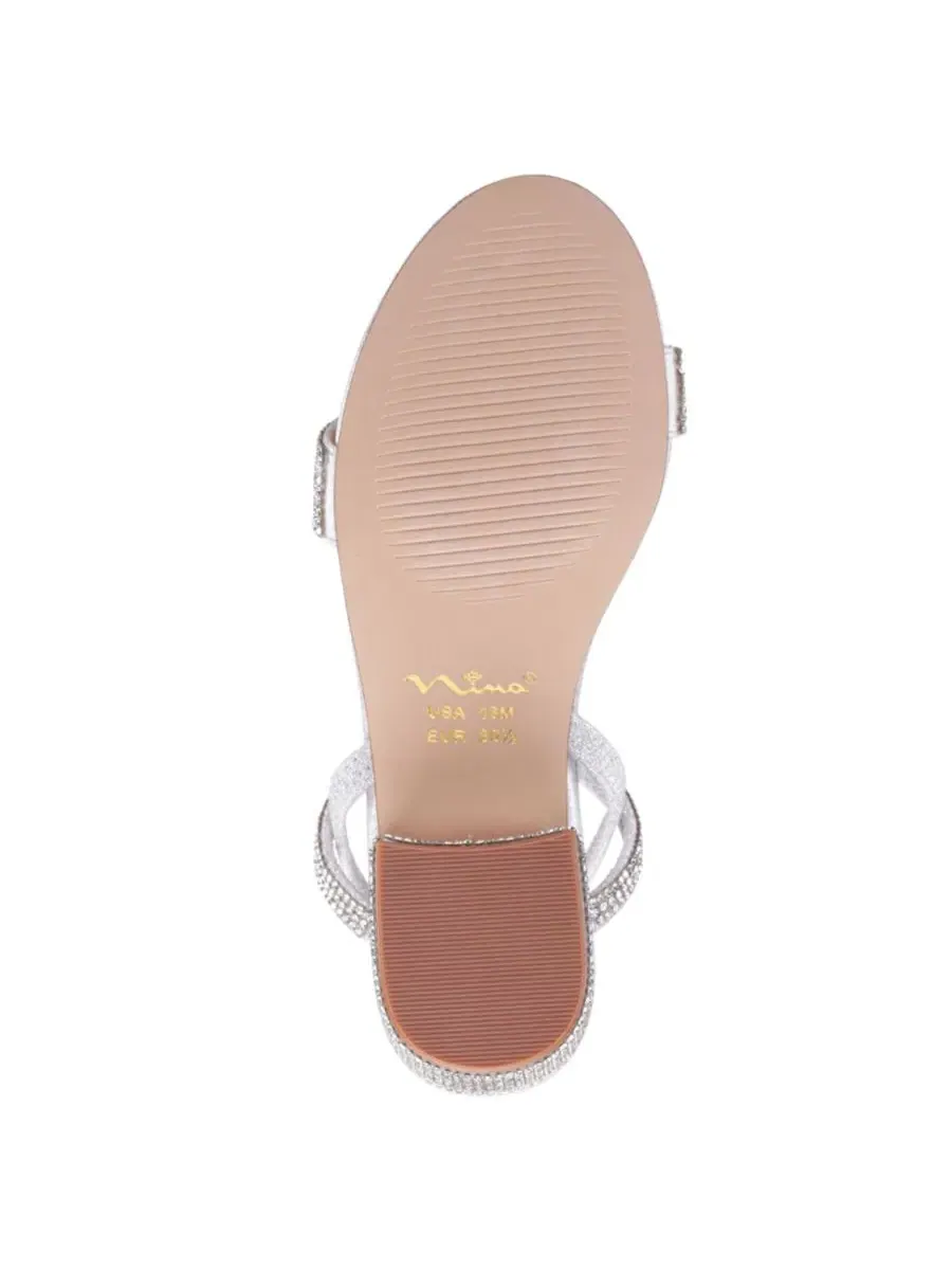 Детская босоножка CARLA Big Girl Sandal Nina — изображение 6 из 7, серебряный