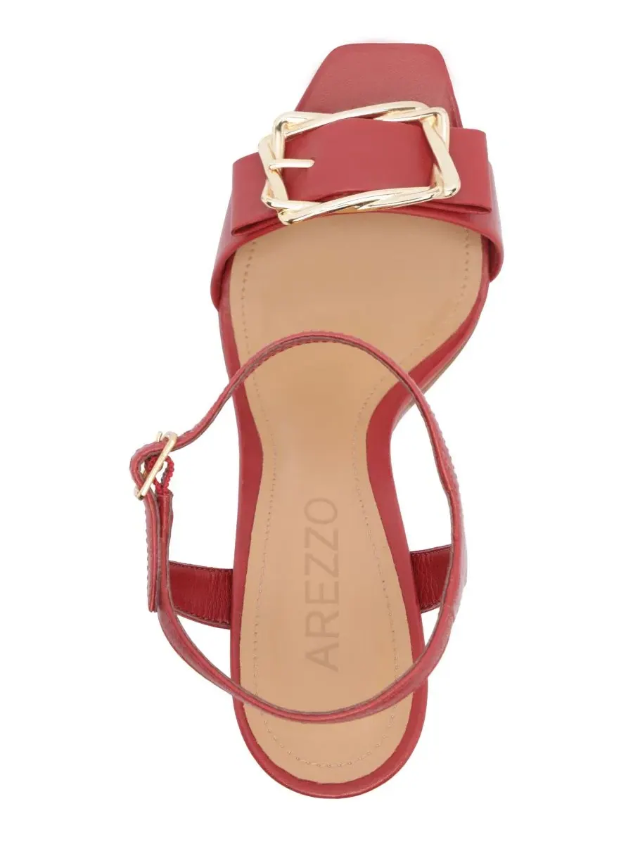 Туфли Florence High Stiletto Dress Sandals Arezzo — изображение 4 из 5, красный